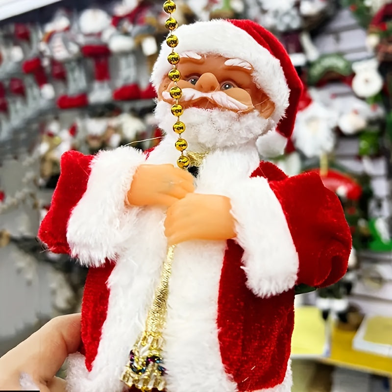 ClimbSanta - Climbing Rope Santa Ornament for Christmas Tree Decoration