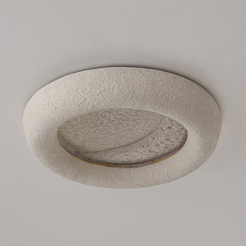 LumiLuxe – Elegant Round Resin Wall Lamp