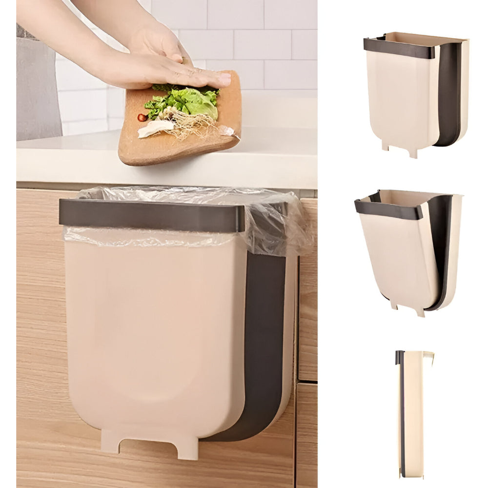 Kitchen Trash Can Foldable Hanging Cabinet