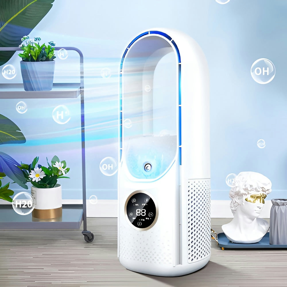 Ventilador silencioso portátil Airco para enfriar habitación, escritorio, USB