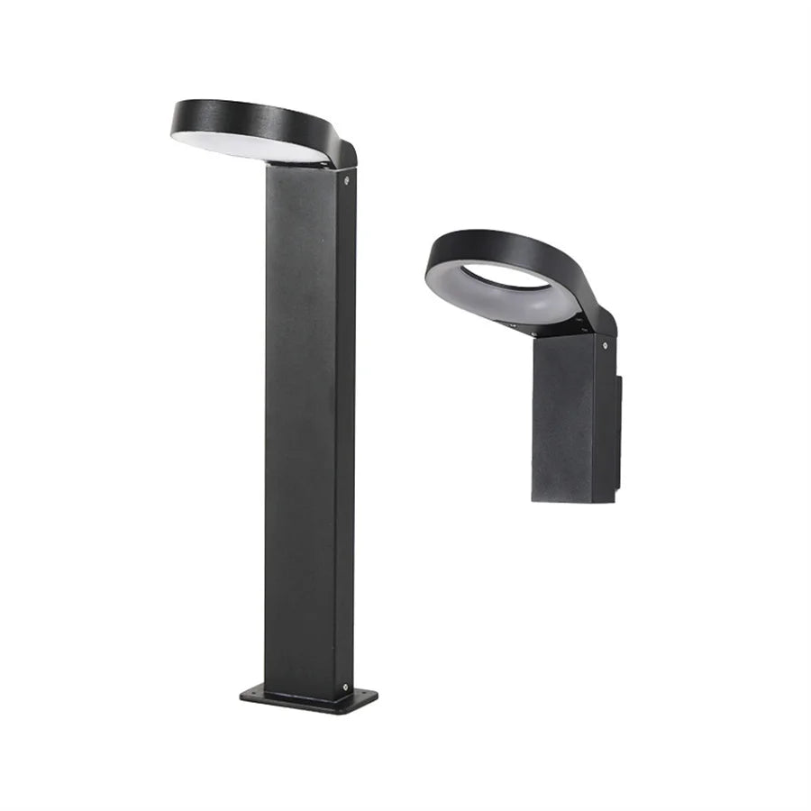 SolarGlow – Iluminação de Pavimento Solar LED em Alumínio – Design Moderno em Anel, Resistente à Água e Poupa Energia