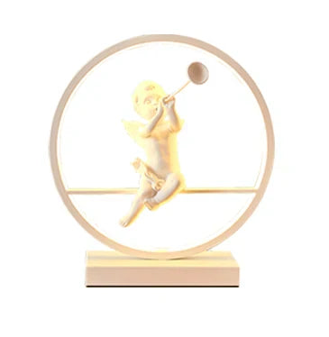 AngeliGlow - Decorative Angel Table Lamp – LED Night Light with Unique Design