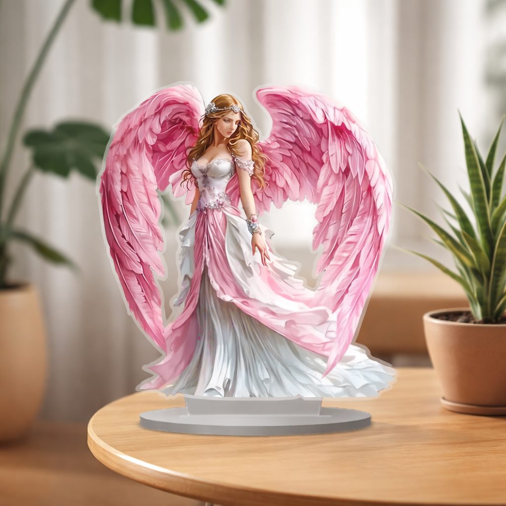 Table Decoration Acrylic Angel Wings Interior Art