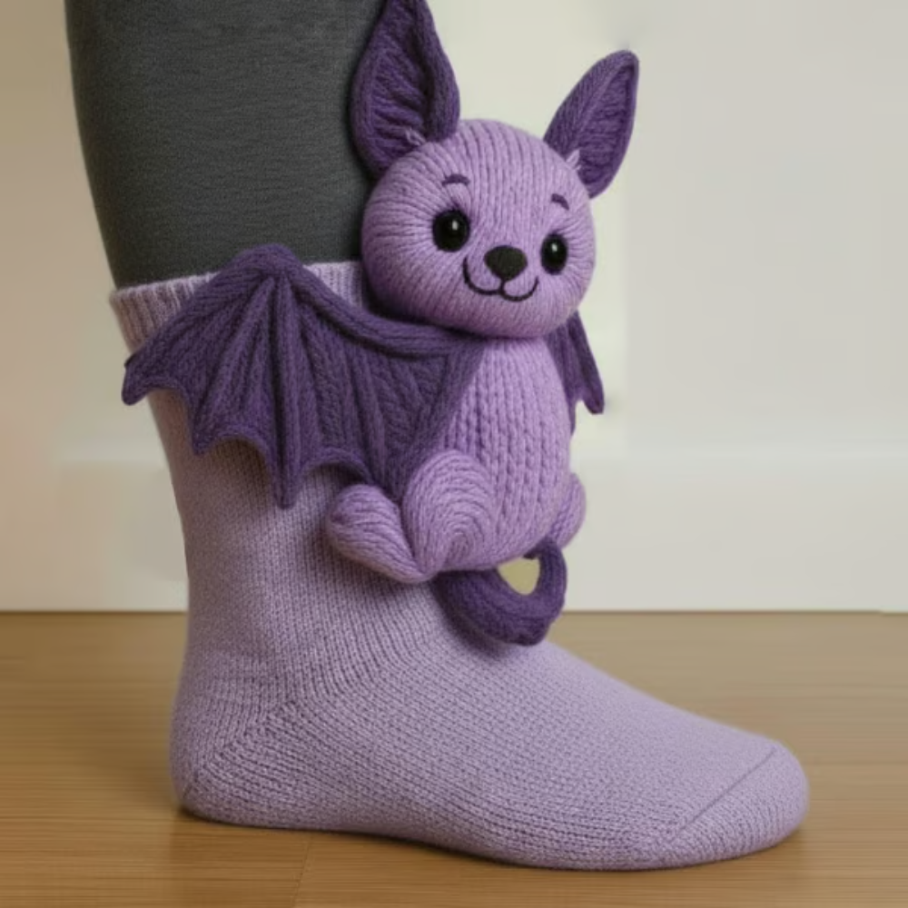 Animal Plush Slipper Socks Non-Slip Indoor Comfort Warmth 6