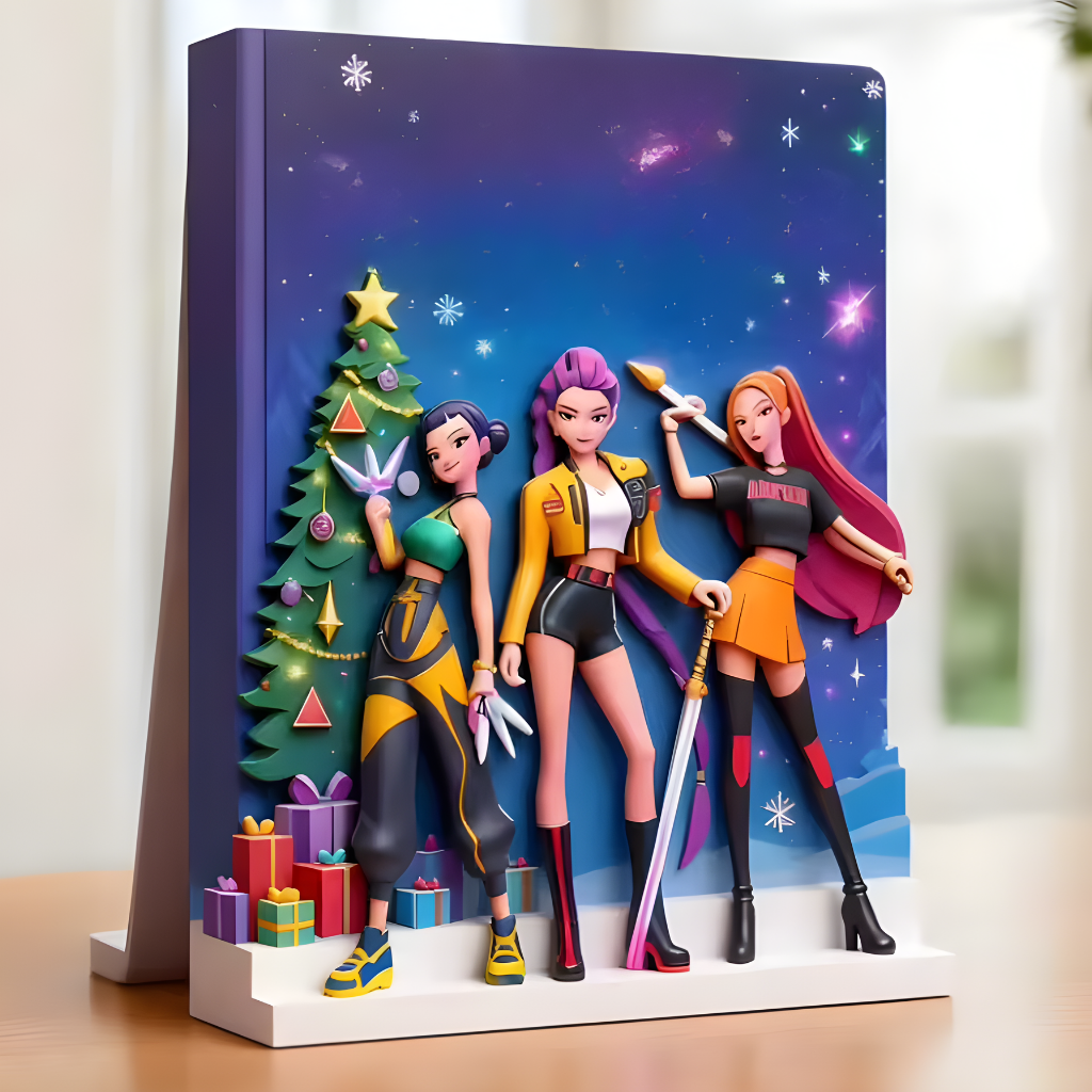 Anime Advent Calendar Collectible Figures Gift Box 24 Surprises 2