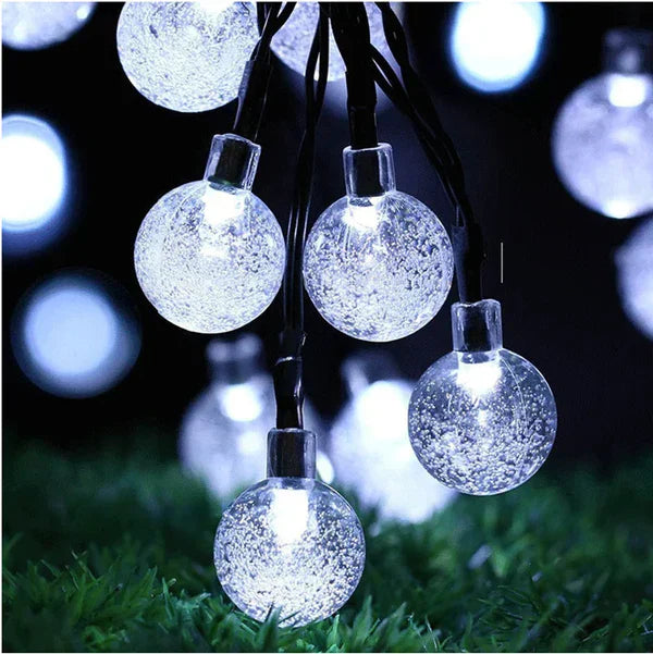RadiantGlimmer - Catena Luminosa Solare LED Impermeabile