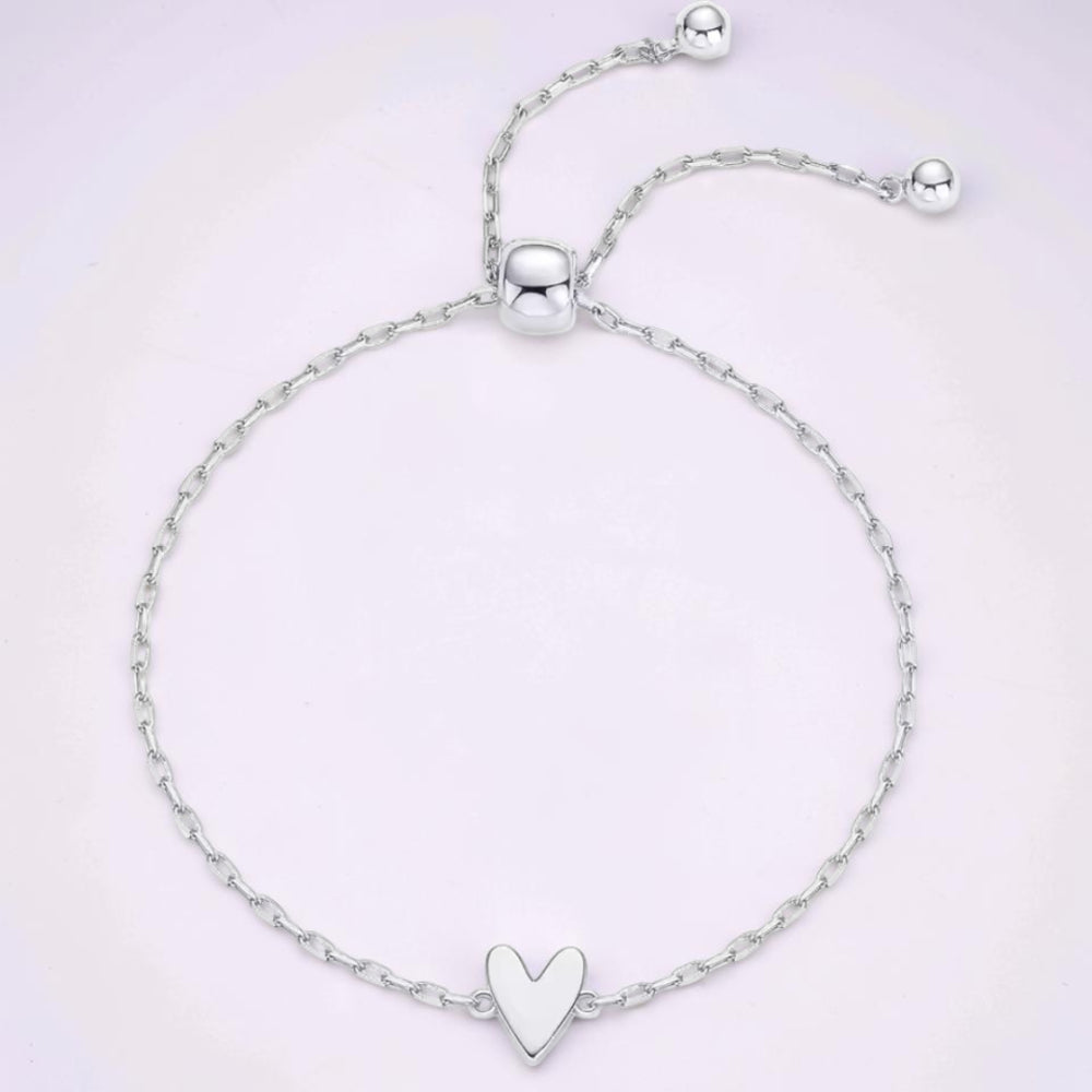 Set braccialetti cuore color oro regolabile amicizia