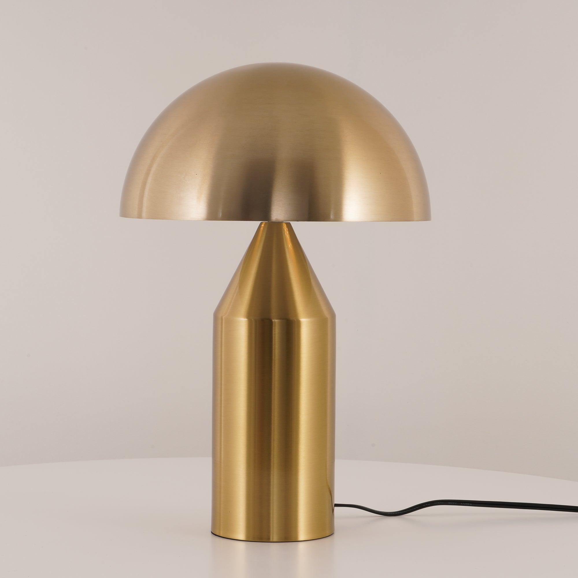 Luna Candeeiro de Mesa Metálico - Iluminação Moderna