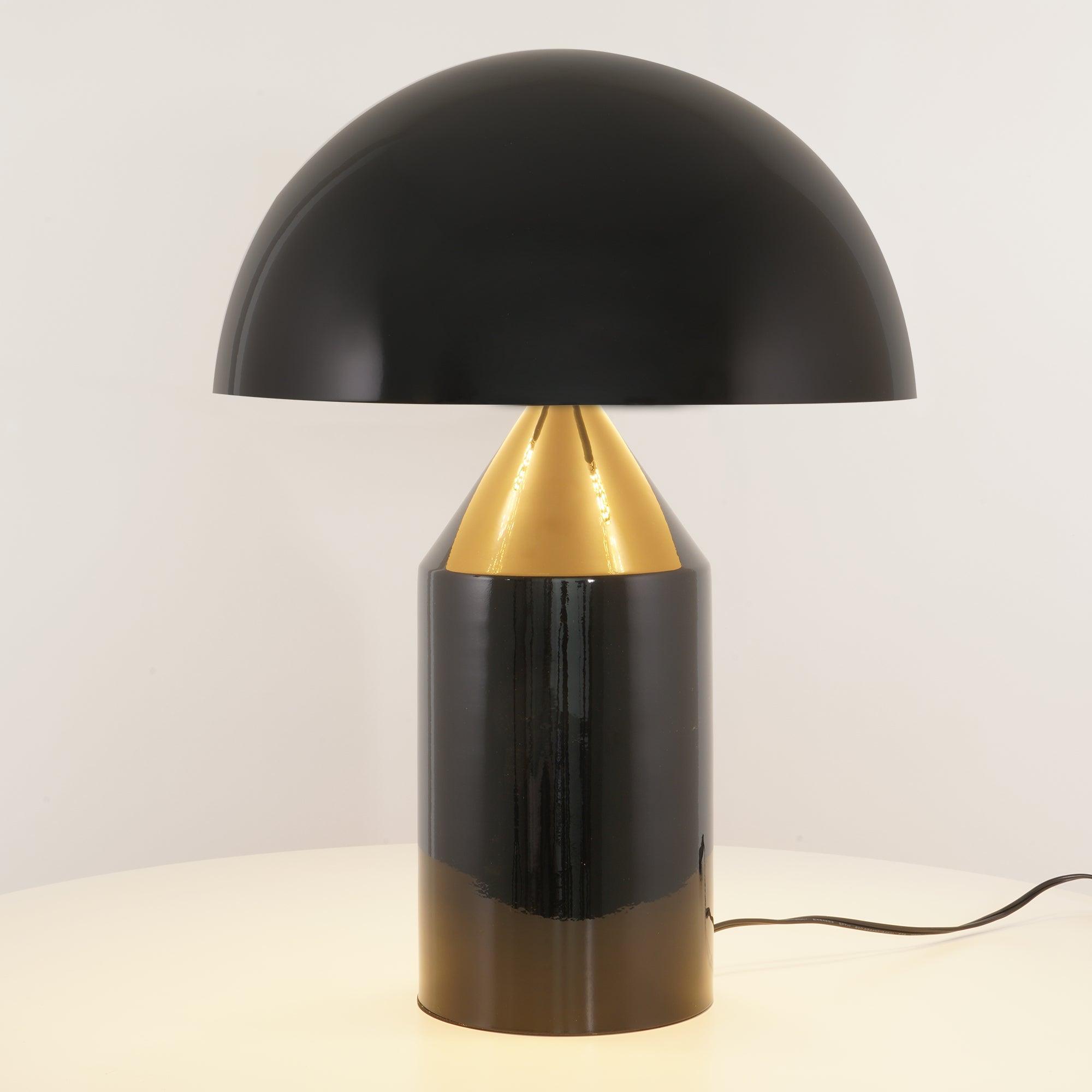 Luna Candeeiro de Mesa Metálico - Iluminação Moderna