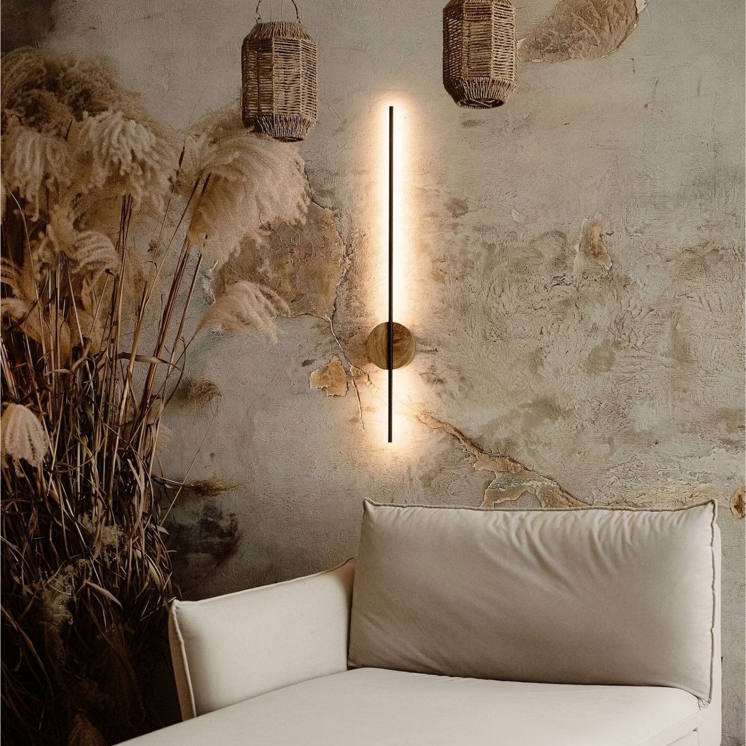 LightOak - Modern LED Wall Lamp Made of Wood for Atmospheric Lighting
