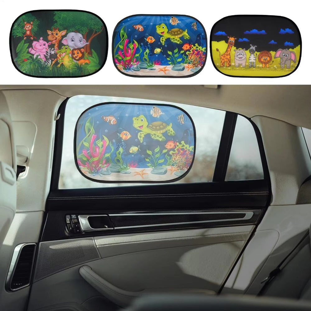 Parasole Auto Finestrino Protezione UV Bambini Schermo Solare