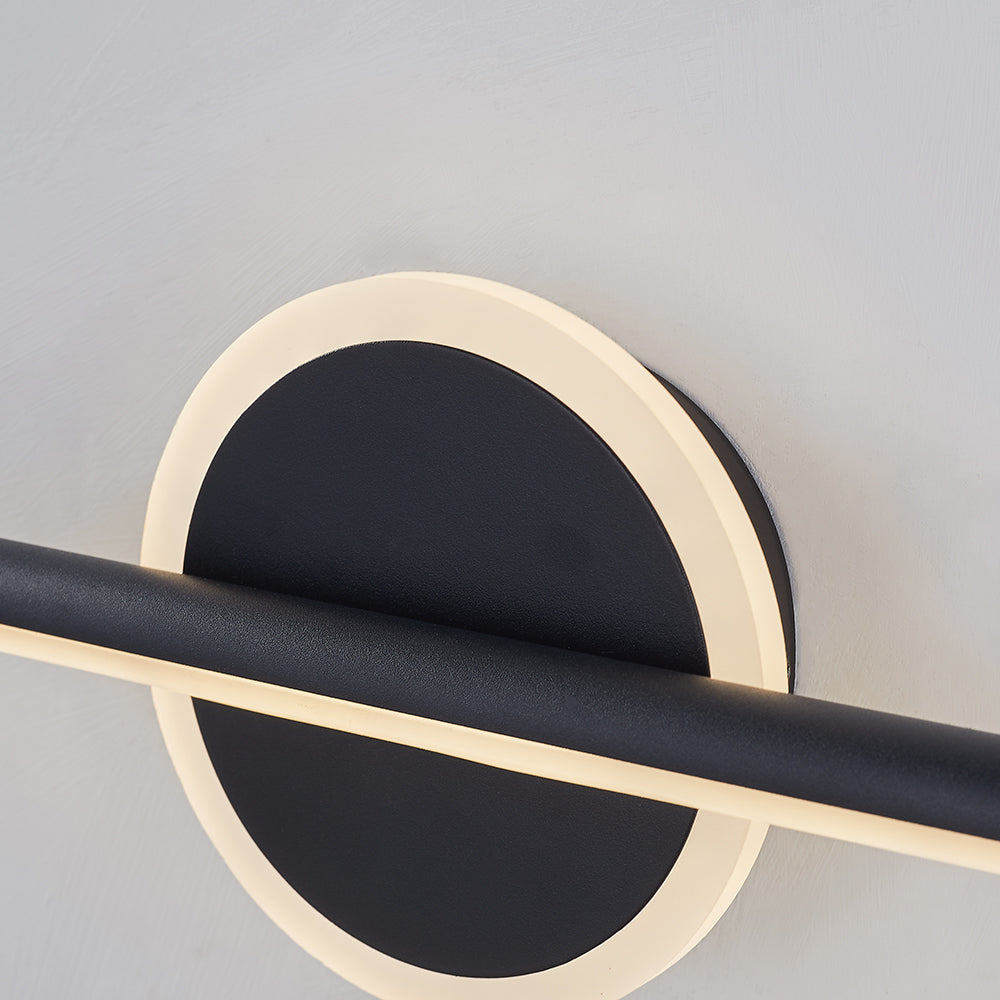 Nova - Lampada da parete LED moderna Nero/Oro