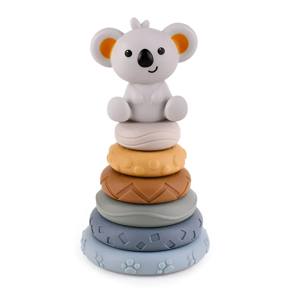 Baby Toy Teething Rings Stacking Blocks Sensory Learning Set