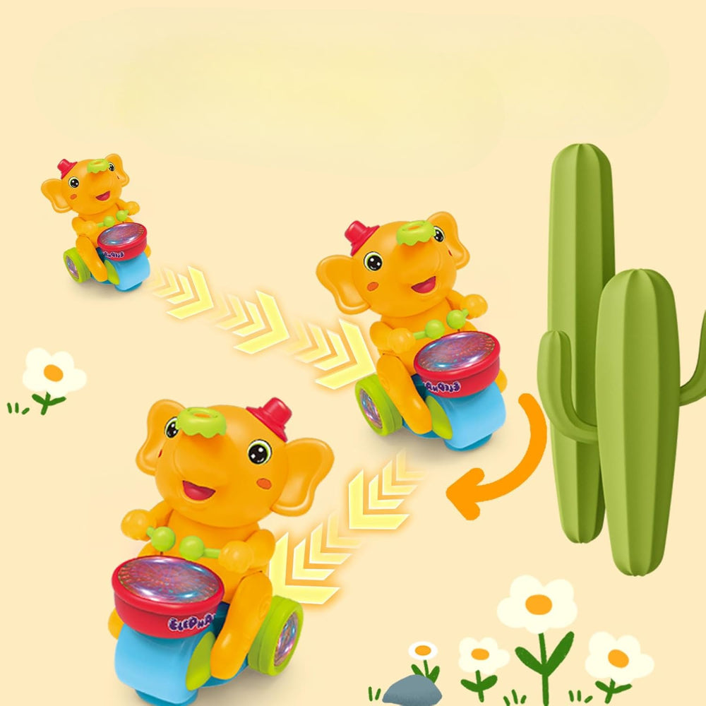 Baby Toys Interactive Music Light Motor Skills Elephant