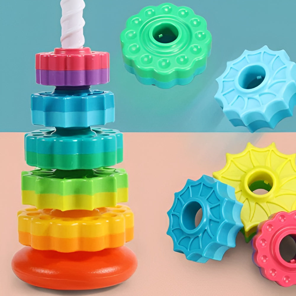 Gioco Educativo Bambini Torre Impilabile Colori