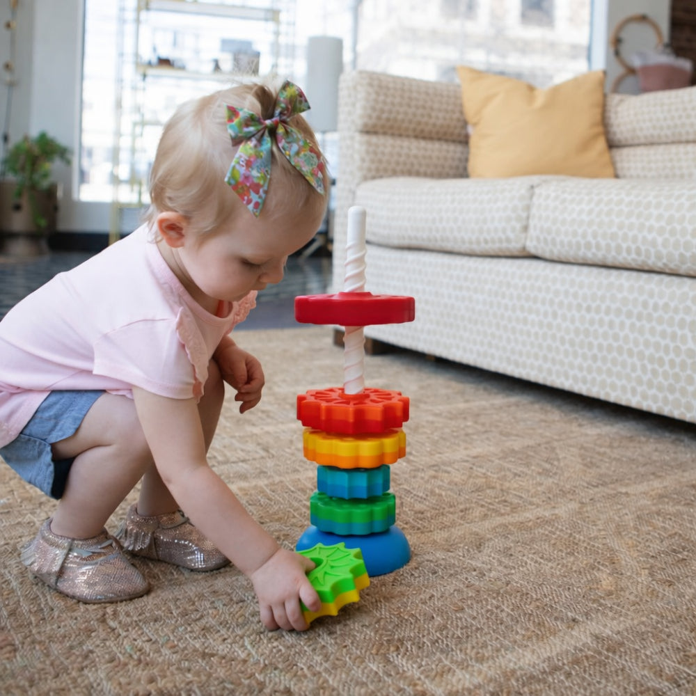Gioco Educativo Bambini Torre Impilabile Colori