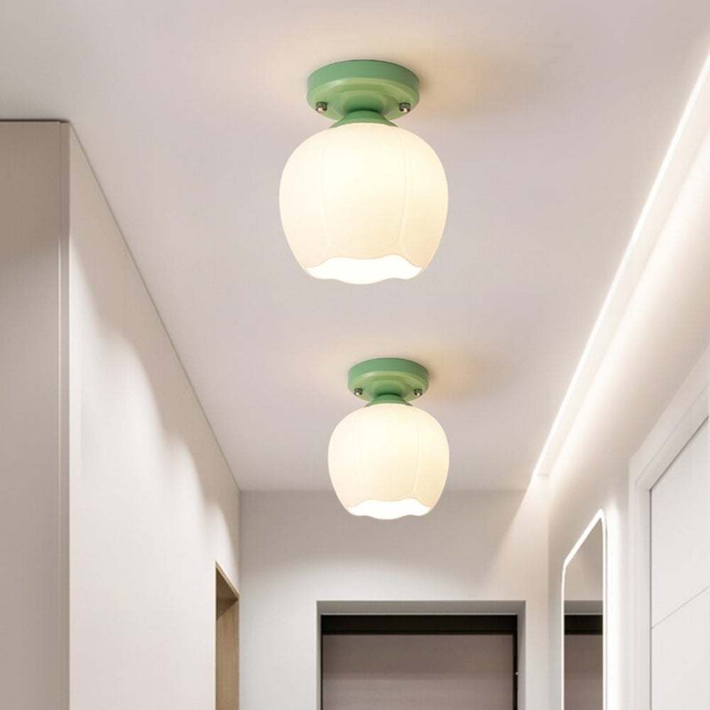 Lampada da soffitto romantica a zucca per la Gan