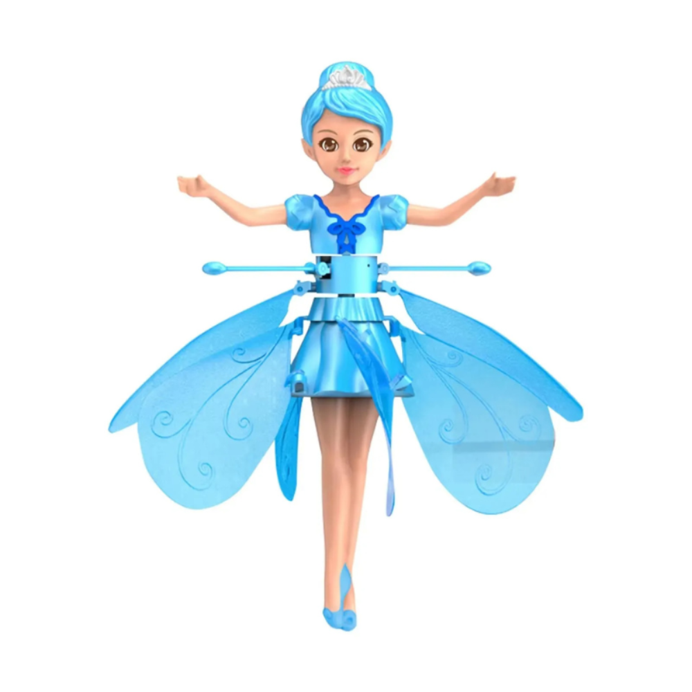 Muñeca Voladora Juego Niños Alas LED Hada Mágica