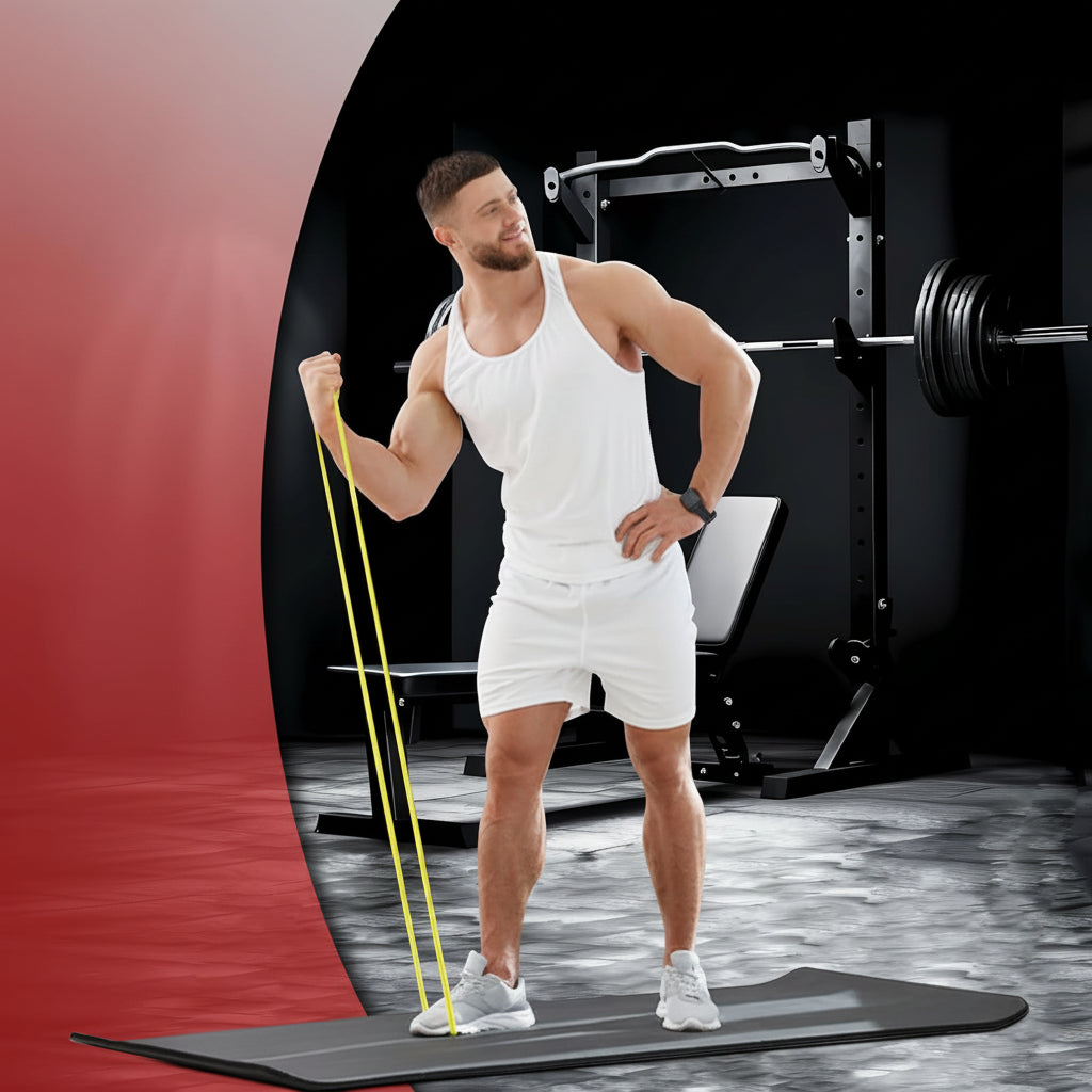 Weerstandsbanden Fitness Set Krachttraining Full Body Oefeningen