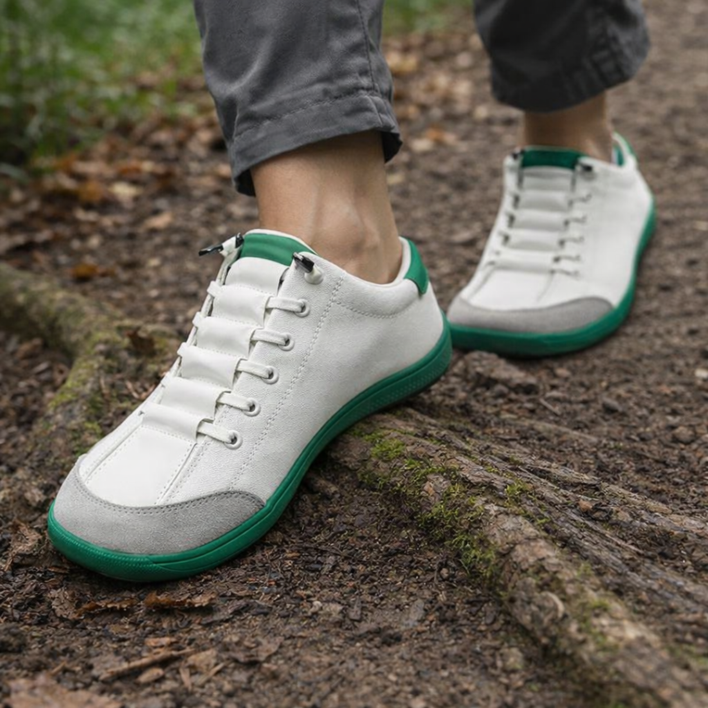Barefoot Sapatos Ténis Minimalistas Caixa Larga para os Dedos Sola Flexível