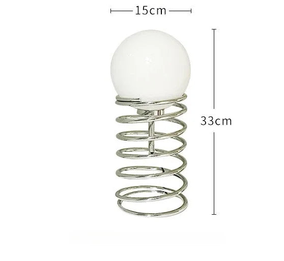 LumiMetall - Modern Metal Table Lamp with Glass Design | Stylish Lighting