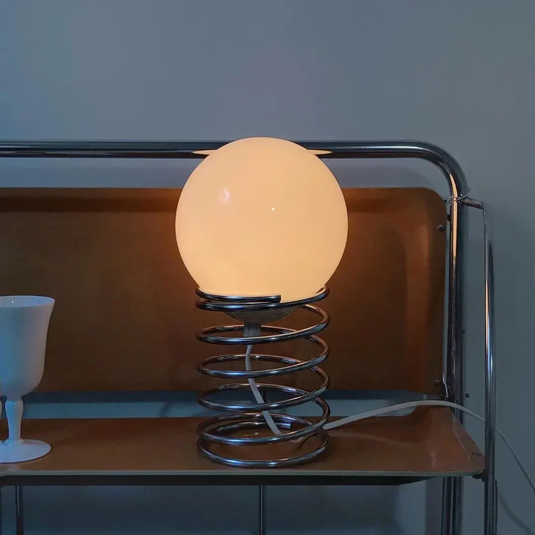 LumiMetall - Modern Metal Table Lamp with Glass Design | Stylish Lighting