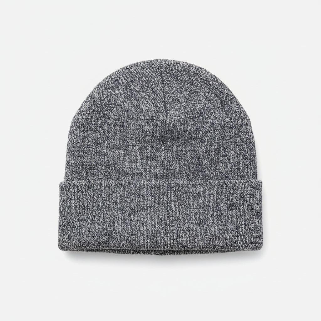 Men's Knitted Acrylic Cap Sewn On Label Winter Hat