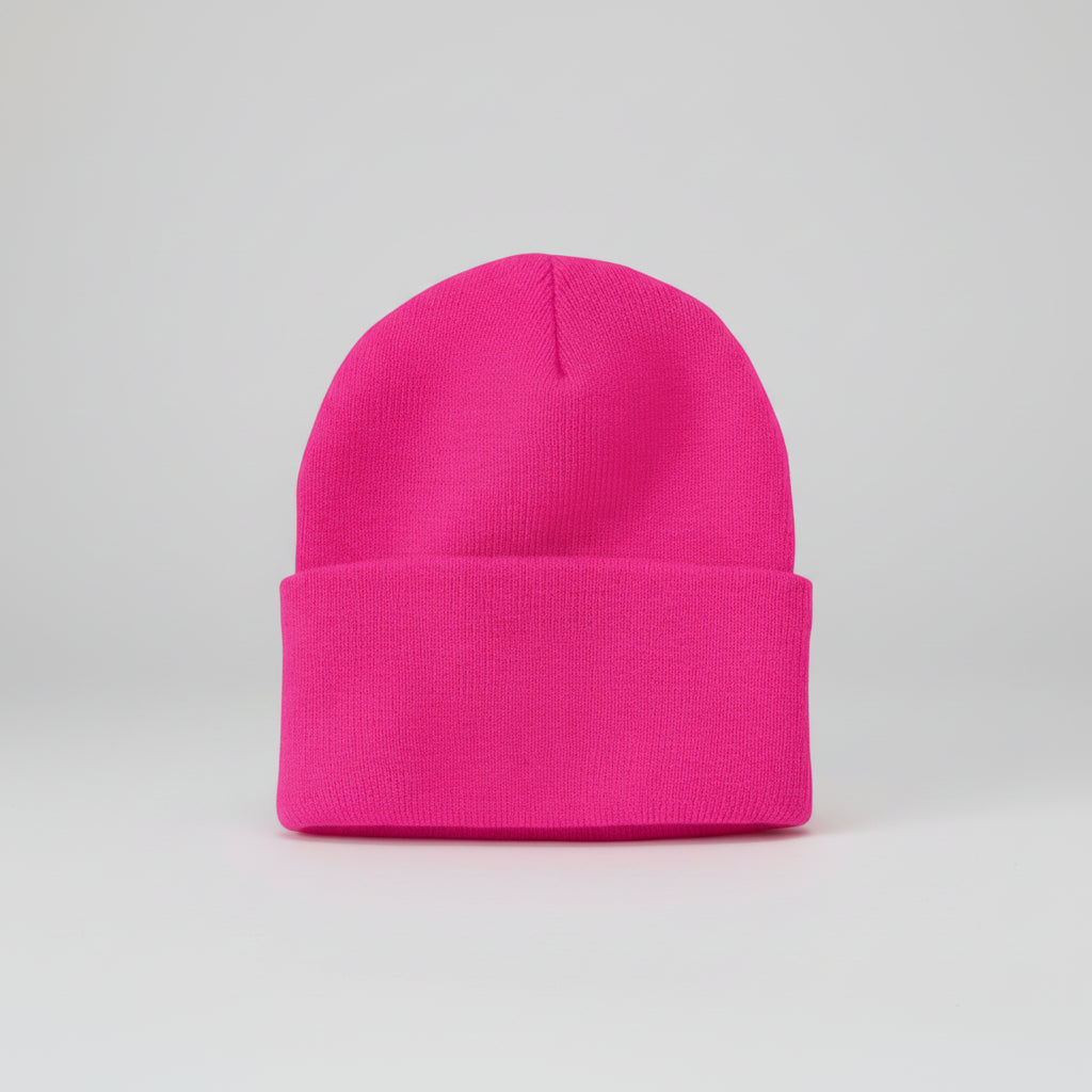 Cappello Invernale Uomo Maglia Acrilico Etichetta Cucita