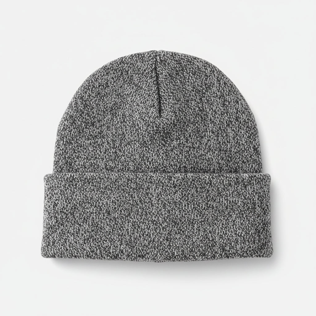 Men's Knitted Acrylic Cap Sewn On Label Winter Hat
