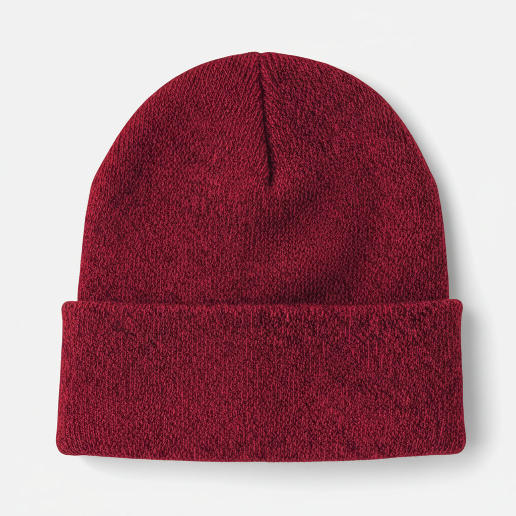 Men's Knitted Acrylic Cap Sewn On Label Winter Hat