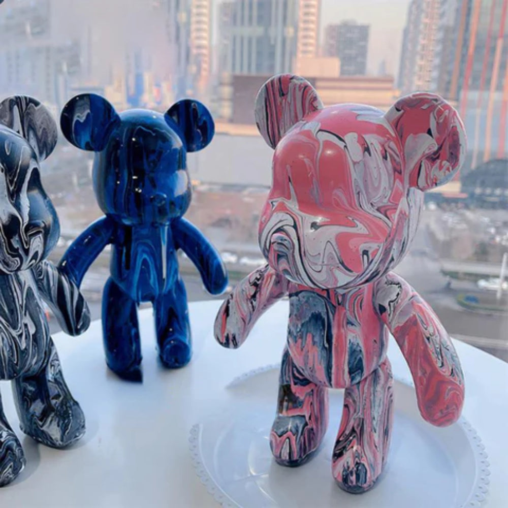 Home Decor Bear Statue Modern Art Figure