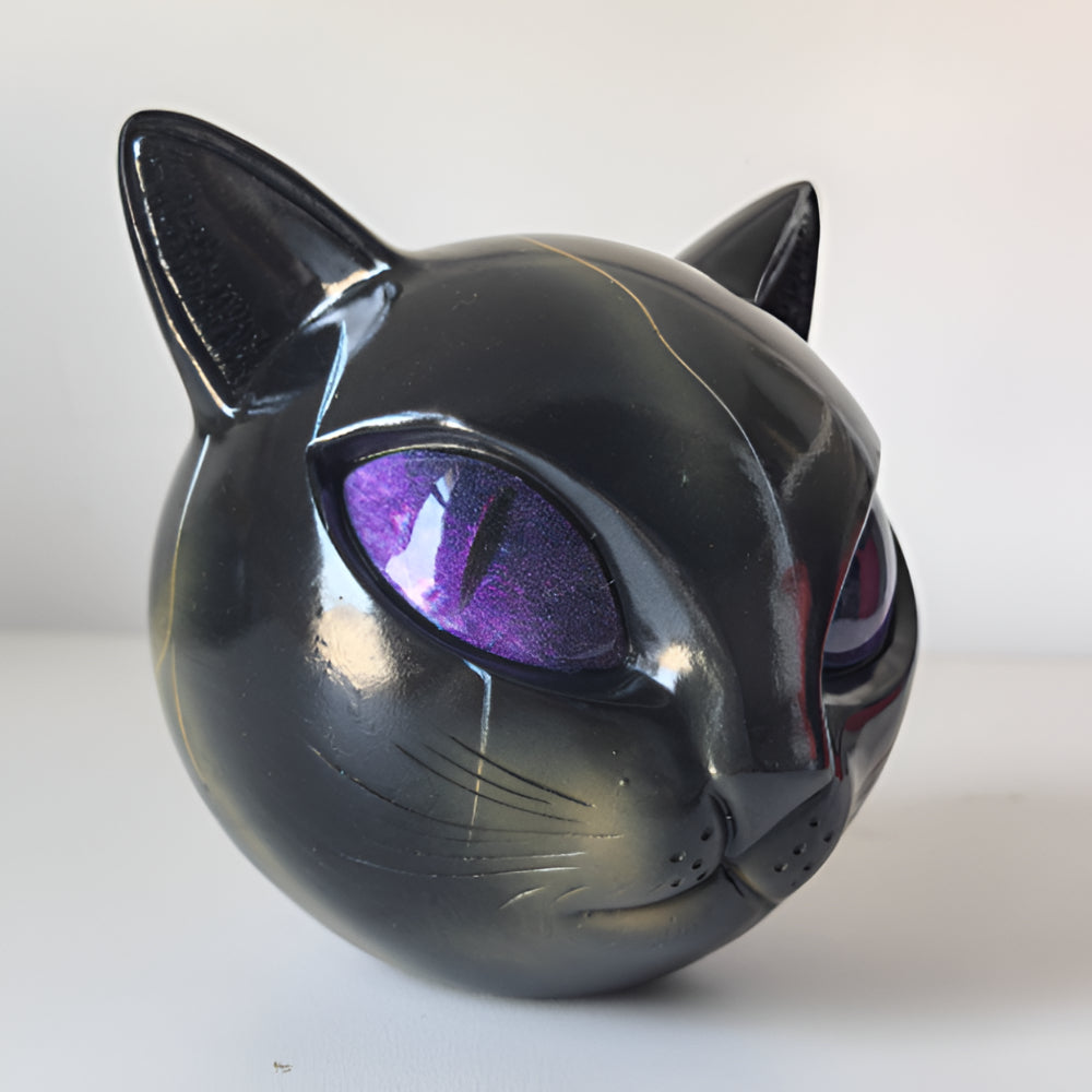 Table Decor Cat Head Resin Art Sculpture