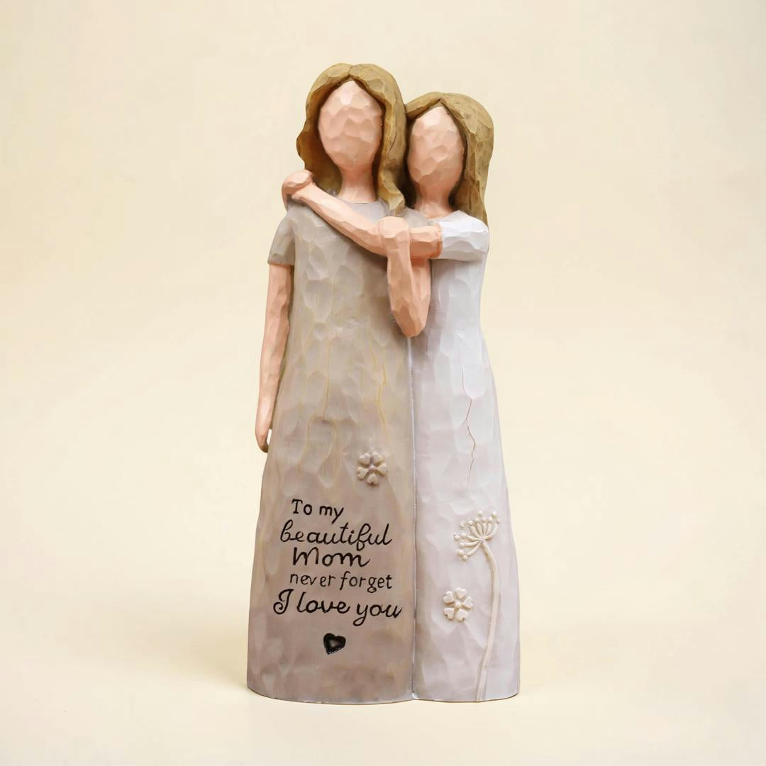 Statua Madre Figlia Regalo Decorazione Festa della Mamma Statua