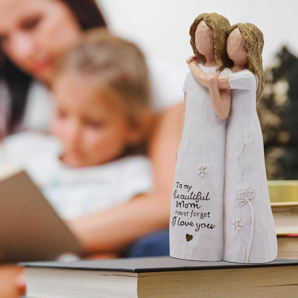 Statua Madre Figlia Regalo Decorazione Festa della Mamma Statua