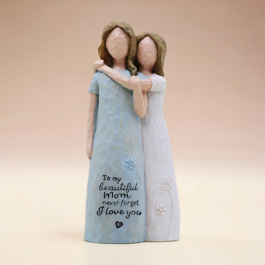 Statua Madre Figlia Regalo Decorazione Festa della Mamma Statua