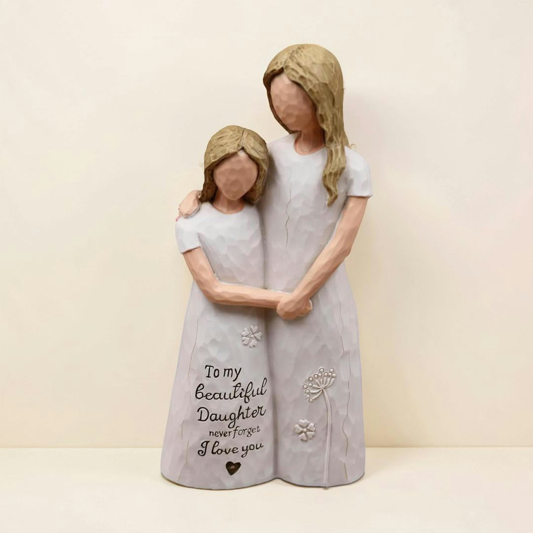 Statua Madre Figlia Regalo Decorazione Festa della Mamma Statua