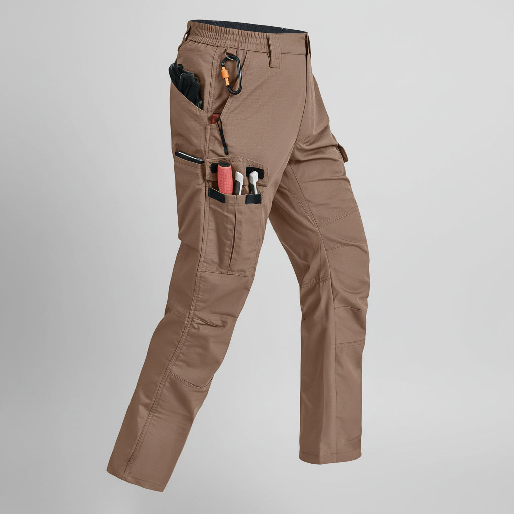 Men's Tactical Cargo Work Pants Water Repellent Ripstop Outdoor