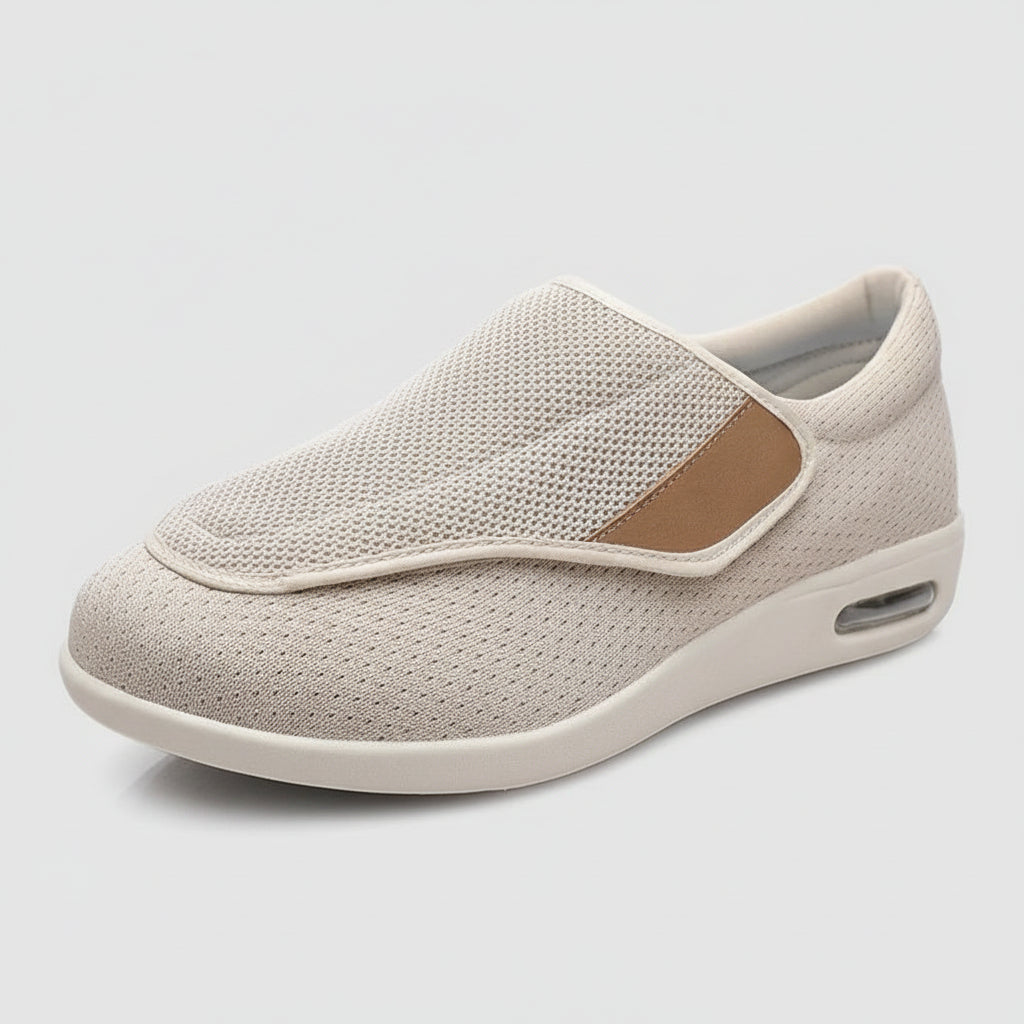 Sapatos Confortáveis Brede Para Pés Doloridos Ajuste Regulável