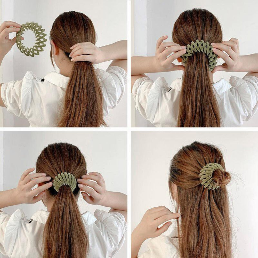 Bendable Hairpin for Quick Elegant Buns Hair Accessory 5