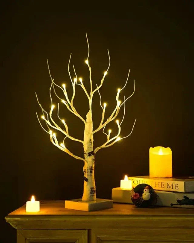 LumiTree - LED Lichtboom Tafeldecoratie, Warme Witte Verlichting