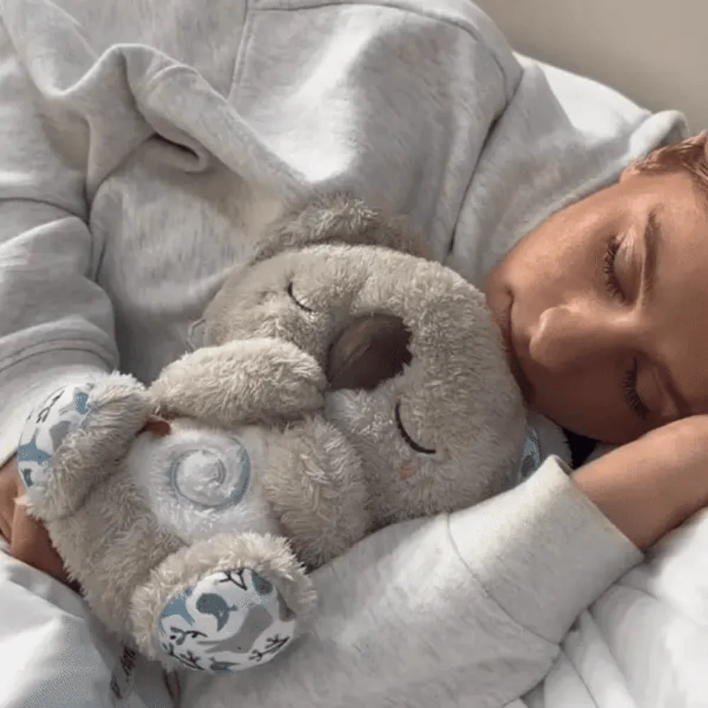 Koala Coccoloso Peluche Dormire Respiro Morbido Lucina Notturna