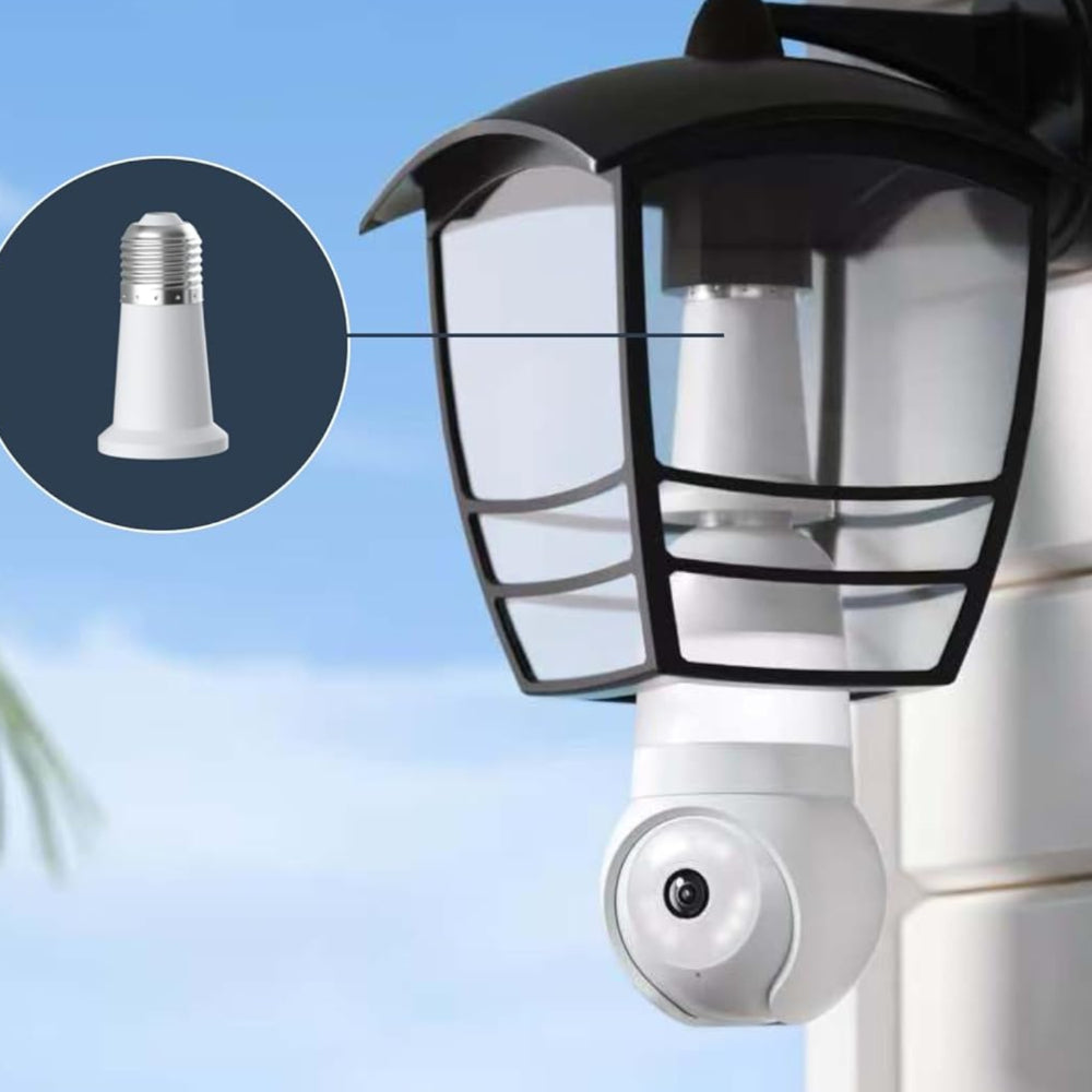 Security Camera Light Bulb Wifi 360 Degree Motion Detection Night Vision
