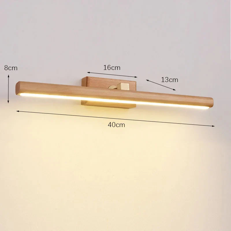 LumiMystic - Wall Lamp made of Walnut Wood