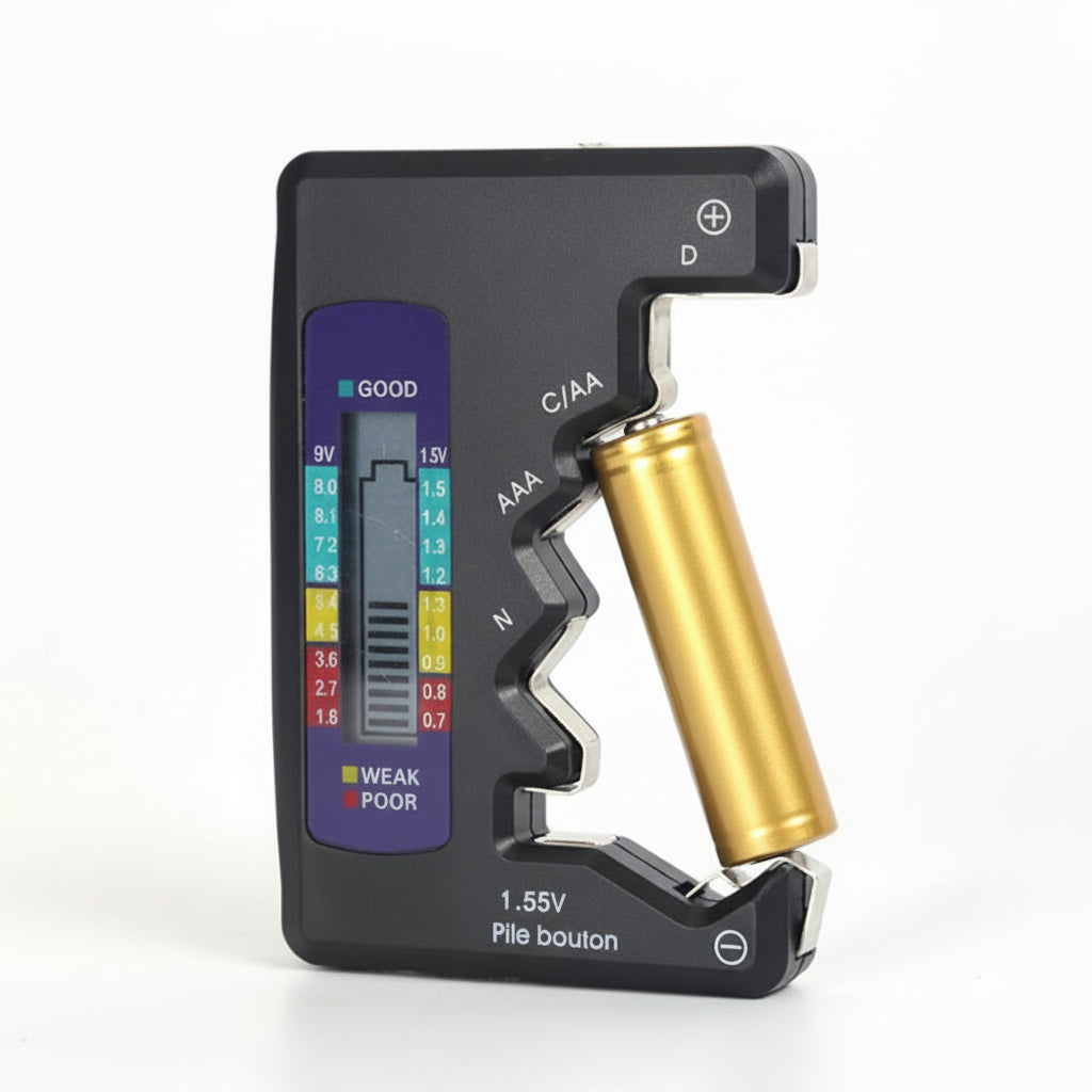 Tester di batterie C AA AAA 9V Utile Portatile