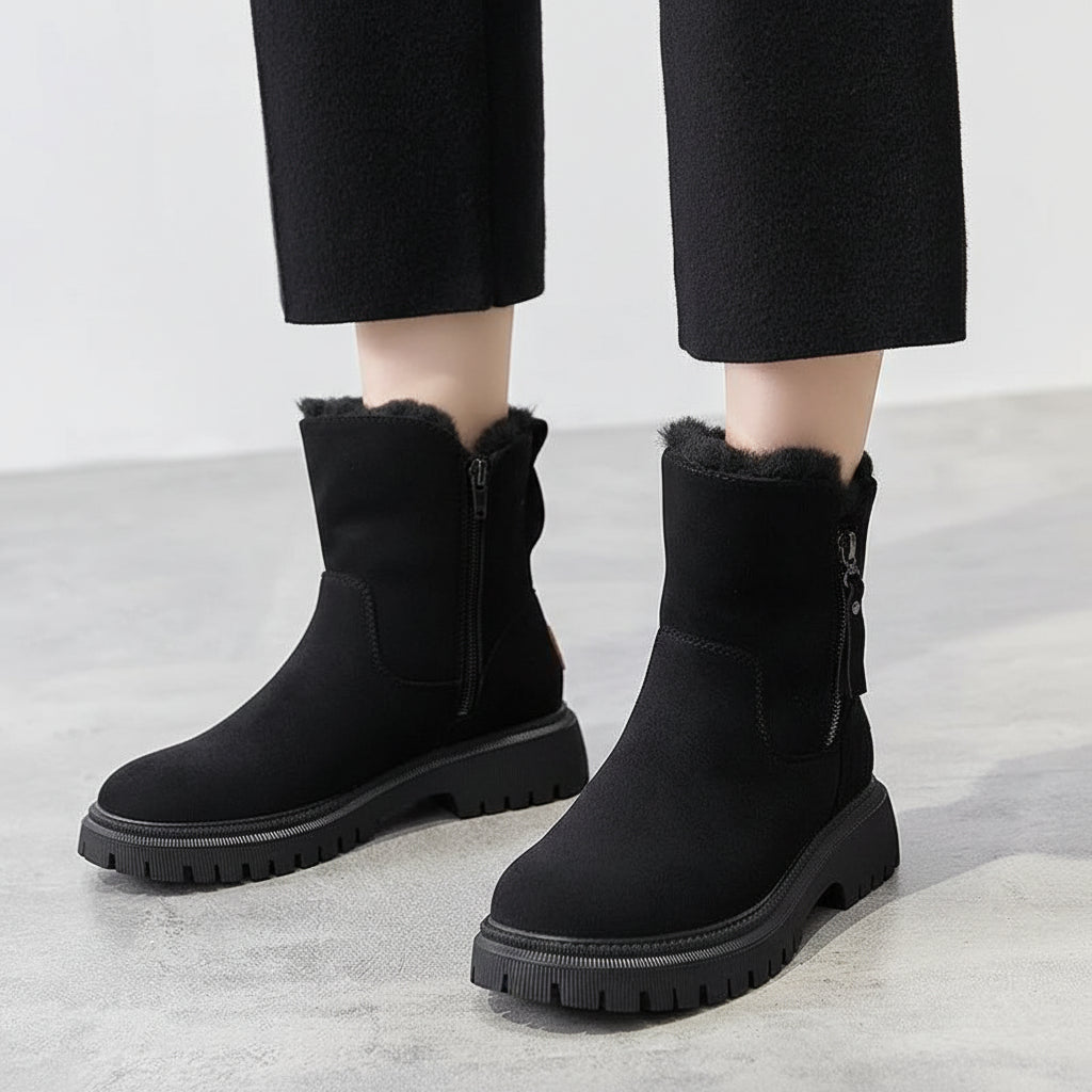 Orthopedic Winter Boots Women Wool Comfort Wide Fit