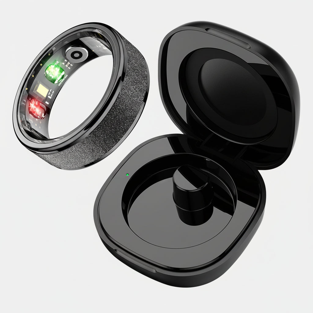 Estuche de carga para monitor de salud de anillo inteligente