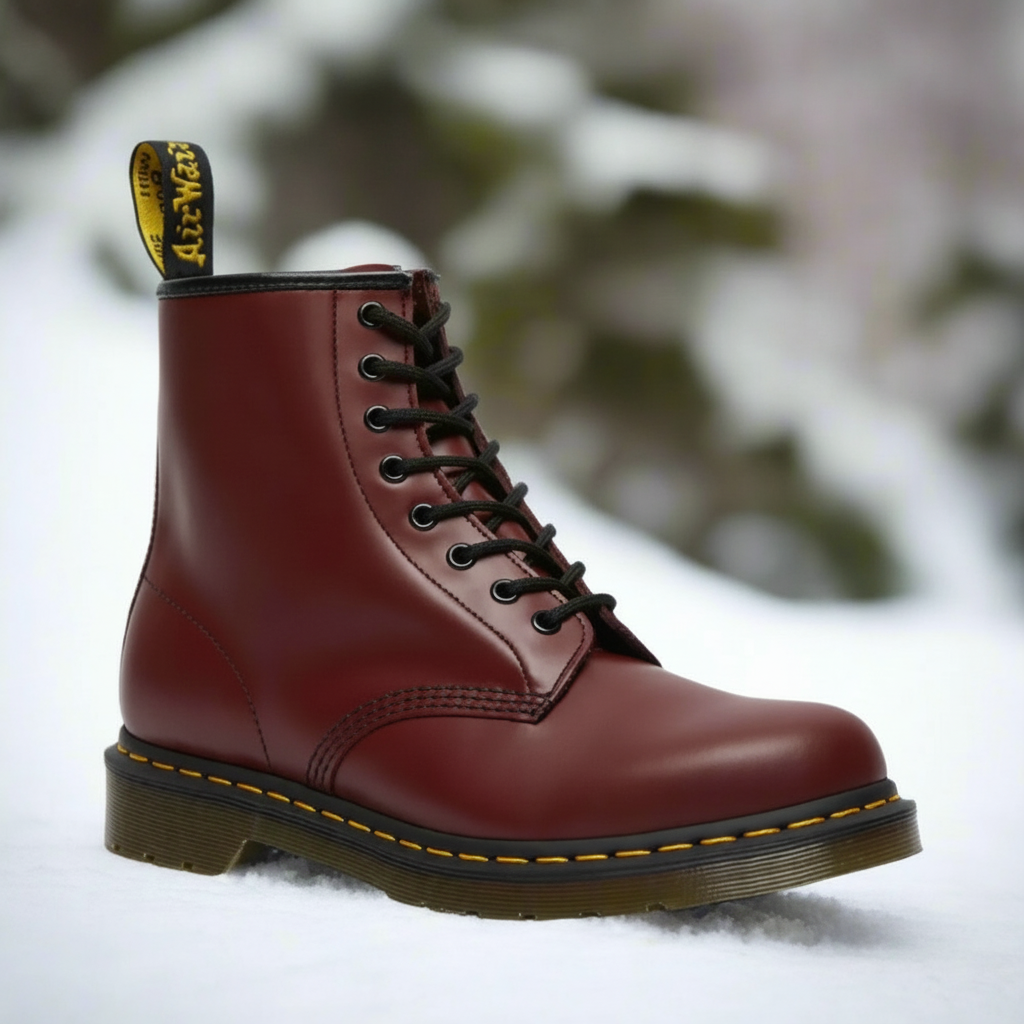 Men's Leather Hiking Boots Waterproof Outdoor Shoes - Image 5