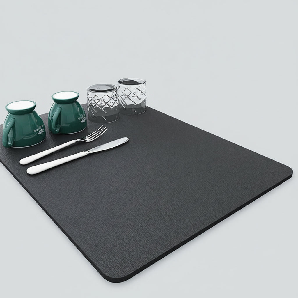 Tapete de Cozinha Absorvente Tapete Seco Secagem Rápida Tapete de Diatomáceas para Louça