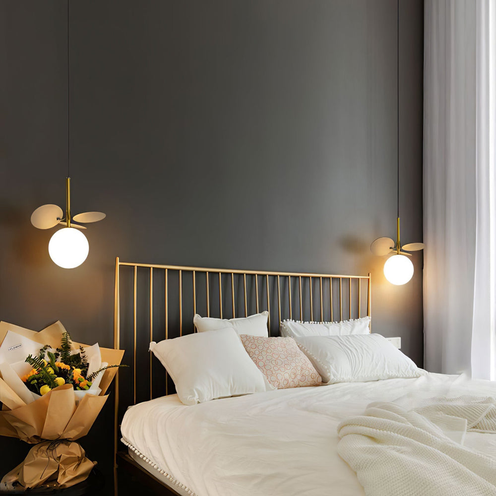 Paralume in vetro lampadario personalità arte PVC lampada a sospensione