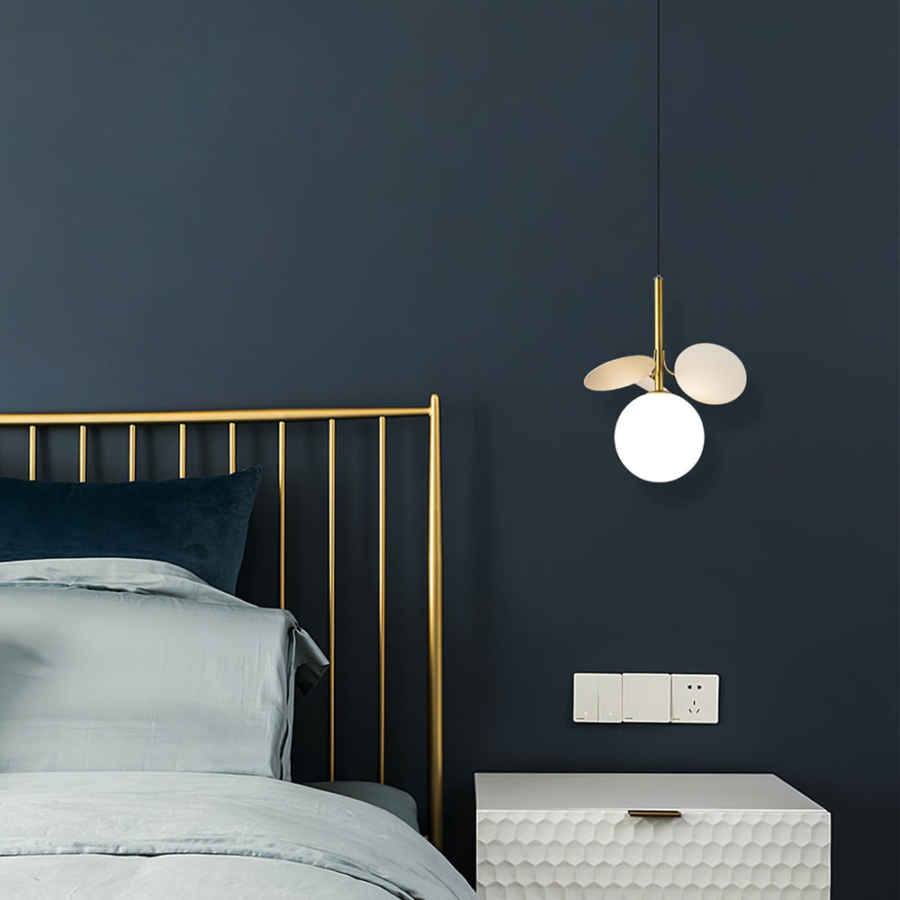 Paralume in vetro lampadario personalità arte PVC lampada a sospensione